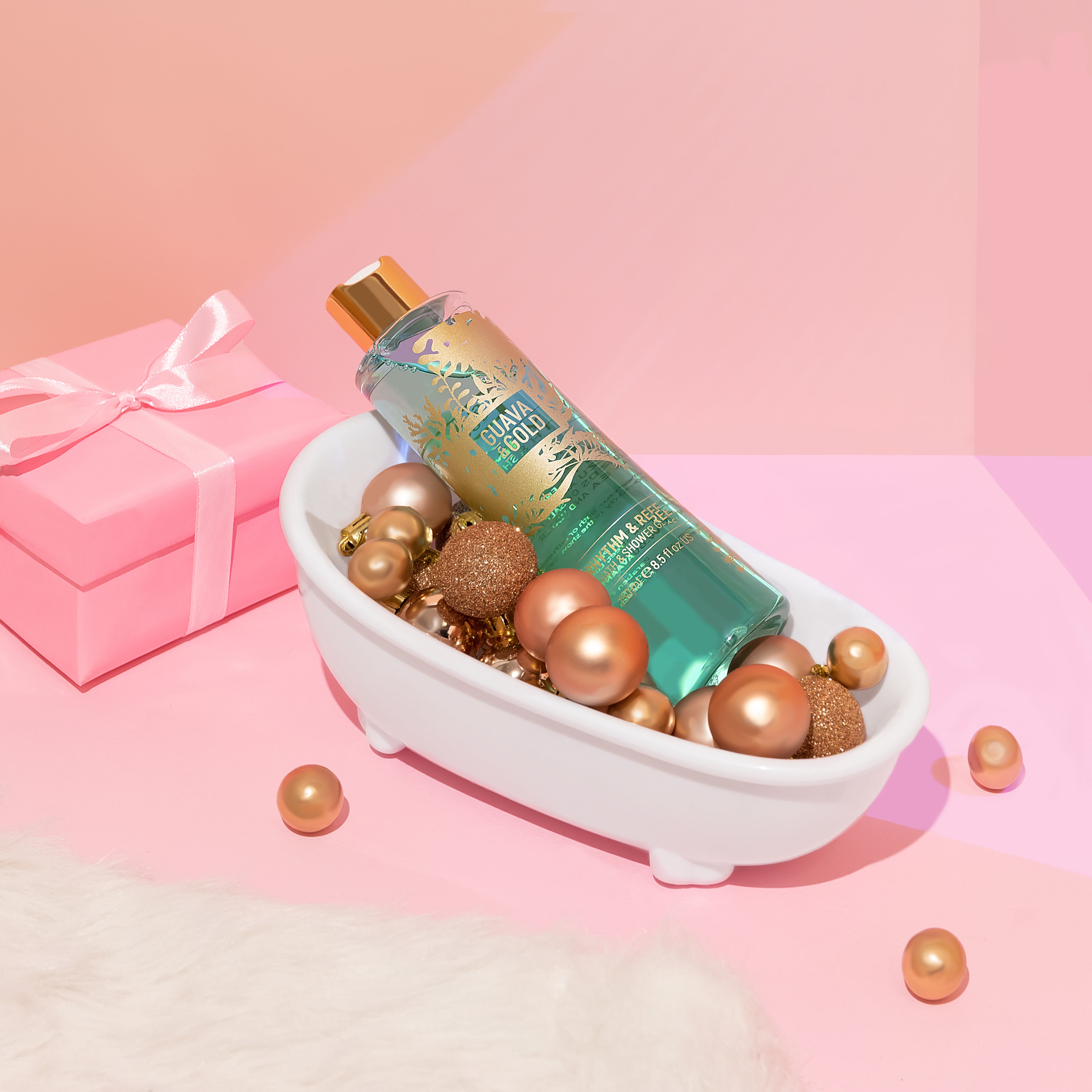 Guava & Gold Rhythm & Reef Shower Gel at Christmas