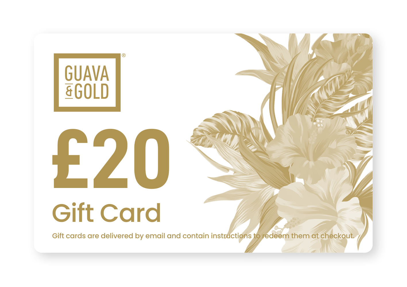 Guava & gold  Online gift cards