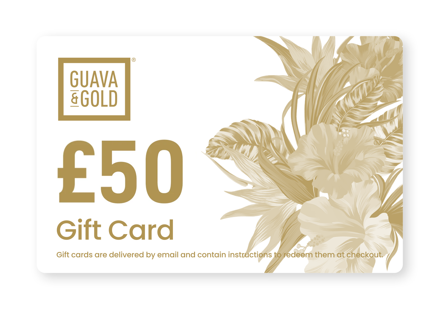 Guava & gold  Online gift cards